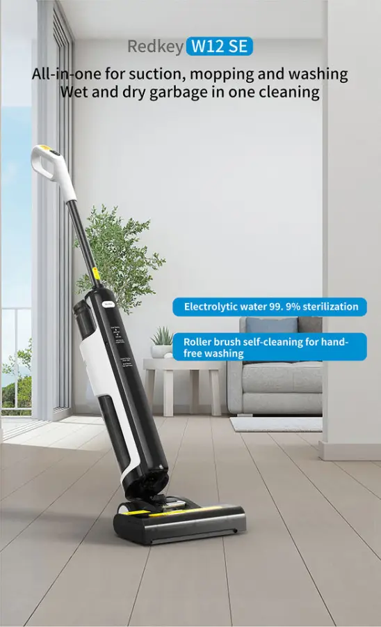 RedKey W12 SE Wet Dry Vacuum Cleaner Cordless Smart Mop Washing Multi-Surface Wireless Handheld Floor Washer Self-Cleaning — image 2