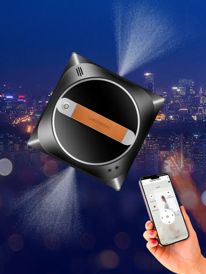 LIECTROUX YW910 Window Cleaning Robot WiFi App Control Dual-way Automatic Water Spray — image 3