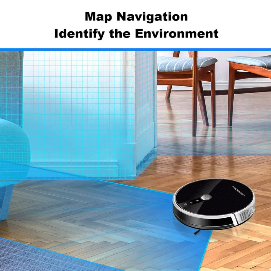 Liectroux Robot Vacuum Cleaner C30B Map Navigation Home Robot Appliance — image 3