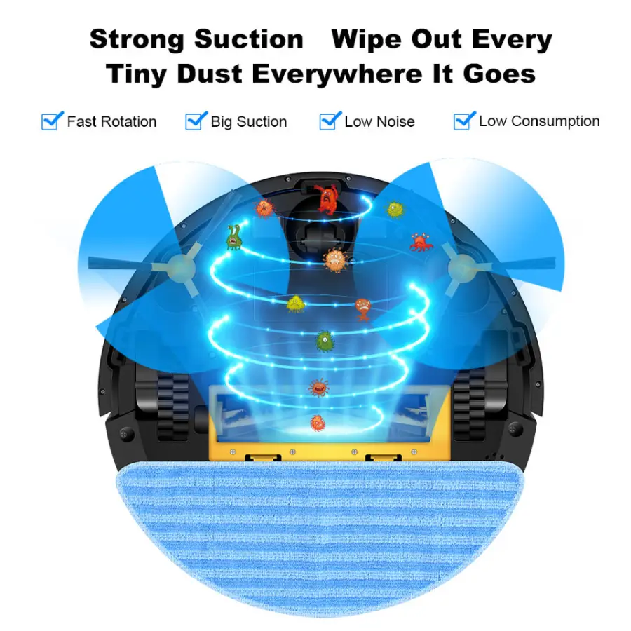 Liectroux Robot Vacuum Cleaner C30B Map Navigation Home Robot Appliance — image 7