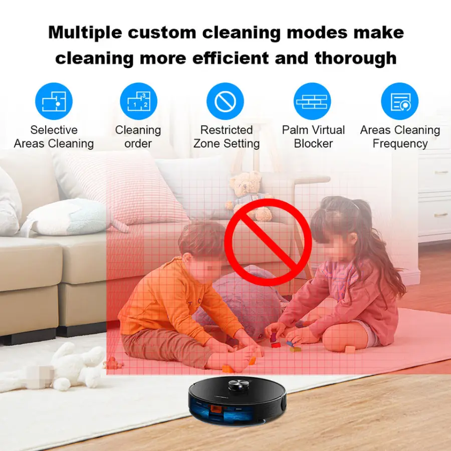 LIECTROUX X6 Laser Robot Vacuum Cleaner Robot Mop — image 6