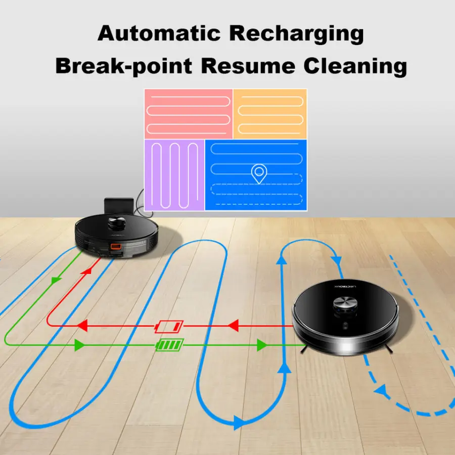 LIECTROUX X6 Laser Robot Vacuum Cleaner Robot Mop — image 7