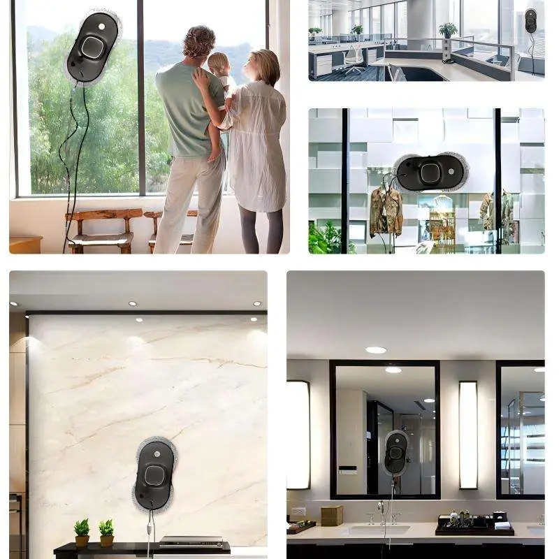 Household Hotel Outdoor Electric Window Cleaning Robot Fully Automatic Brush Motor EU Plug Type Intelligent 3 Modes for — image 7