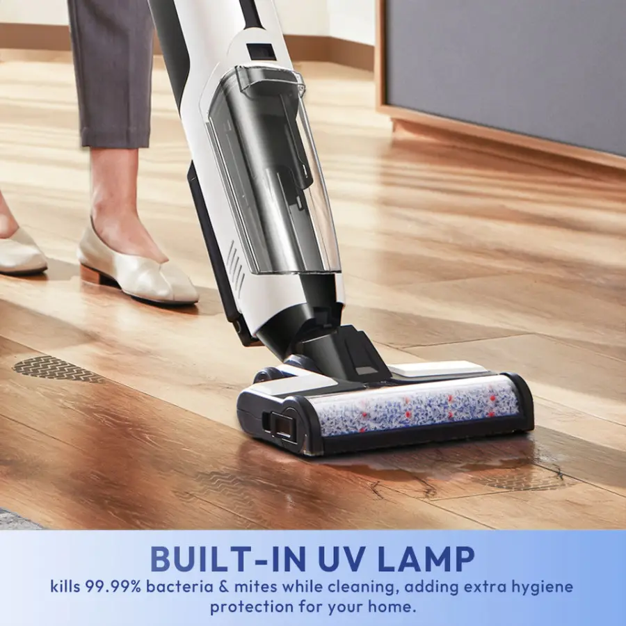 Self-Cleaning HEPA Brushless Motor Cordless Wet/Dry Vacuum Cleaner with Voice Assistant & LED Display German Household/Hotel Use — image 6