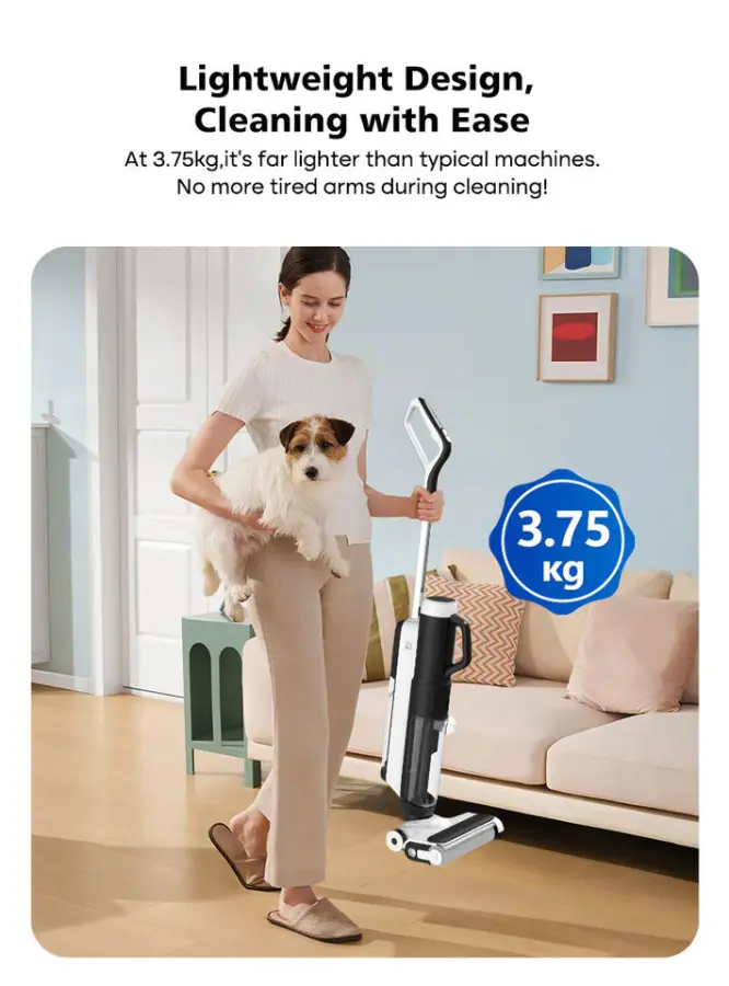 5in1 BLDC Motor Self-Cleaning HEPA Wet Dry Handheld Stick Vacuum Cleaner Edge Cleaning Multi-Surface Cleaning for Household Use — image 7