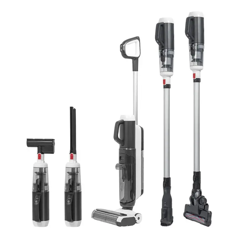 5-in-1 Steam Vacuum Mop-High-Performance Wet/Dry Floor Cleaner for Hardwood Floors Carpets 212F Steam Household Use — image 2