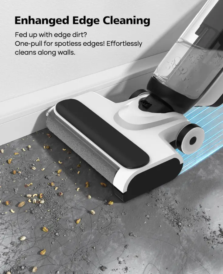5-in-1 Steam Vacuum Mop-High-Performance Wet/Dry Floor Cleaner for Hardwood Floors Carpets 212F Steam Household Use — image 3
