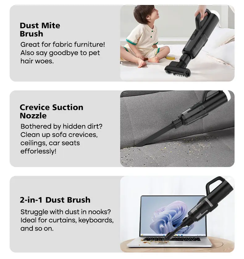5-in-1 Steam Vacuum Mop-High-Performance Wet/Dry Floor Cleaner for Hardwood Floors Carpets 212F Steam Household Use — image 5