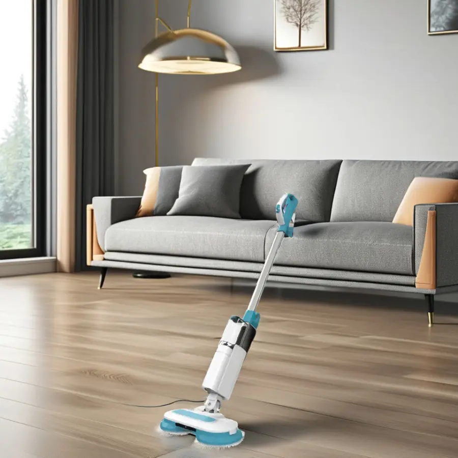 Electric Steam Mop 15s Fast Heating Smart Temperature Control Multi-Speed Adjustment Dual Tank for Household and Office Use — image 6