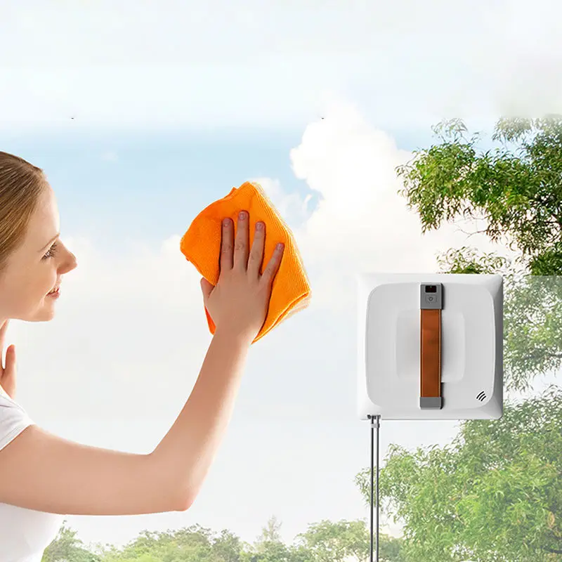 4 in 1 Wireless Electric Window Cleaning Robot Tool New Square Design with Remote Control for Household and Hotel Use US Plug — image 3