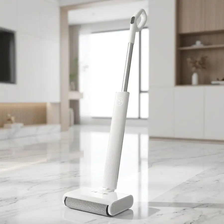 Type C USB Cable Charging Electric Floor Washer Cleaning Machine Battery-Powered Self-Cleaning Low Noise Wet/Dry HEPA Fi — view 3
