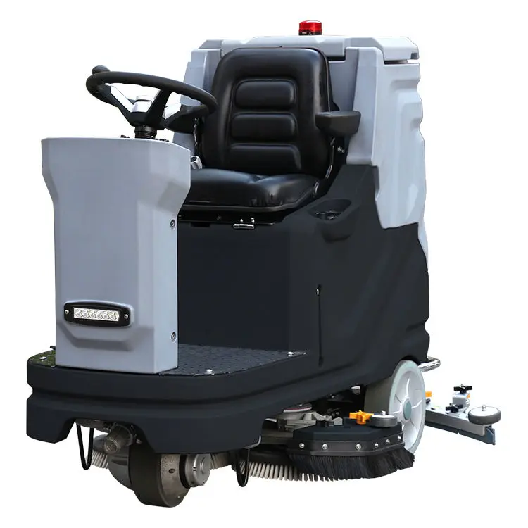 Custom Industrial Wet Ride-On Floor Scrubber Latest Manufacturer's Design Electric Fuel New Condition Plastic Material M — view 1