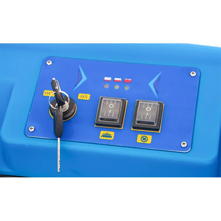 XD-1050 Professional Commercial Floor Scrubber 220V Walk- Electric Cleaning Machine New Condition Hand Push Plastic Mate — view 5