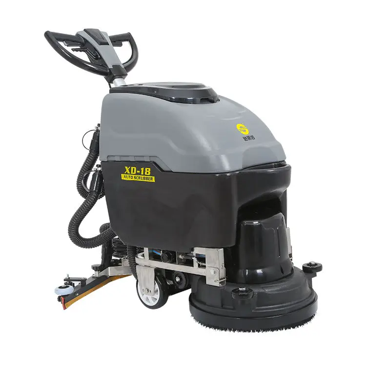 Industrial Electric New Multifunction Floor Scrubber Cleaning Machine 220V Plastic for Shopping Malls Factories Airports — view 1