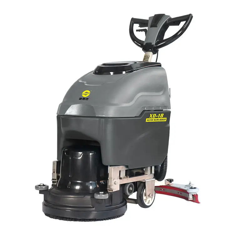 Industrial Electric New Multifunction Floor Scrubber Cleaning Machine 220V Plastic for Shopping Malls Factories Airports Floor — image 3