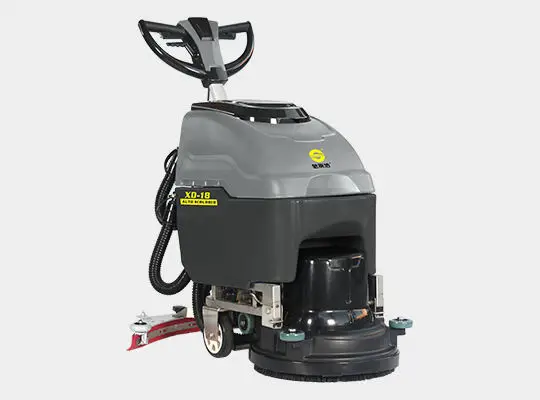 SUPER CLEAN 220V Electric Scrubber Floor Cleaning Machine 750W Manual Cold Water Washing Plastic Material New Commercial Use — image 4