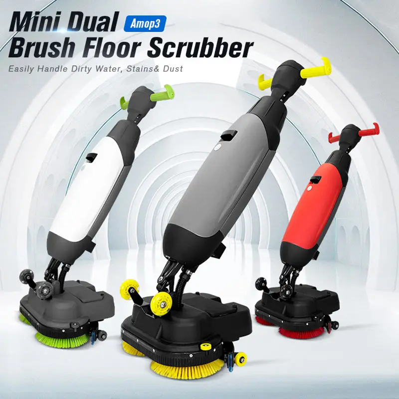 Battery-Powered Walk Behind Auto Floor Scrubber With Ce and Emc Certificate of Italy — image 4