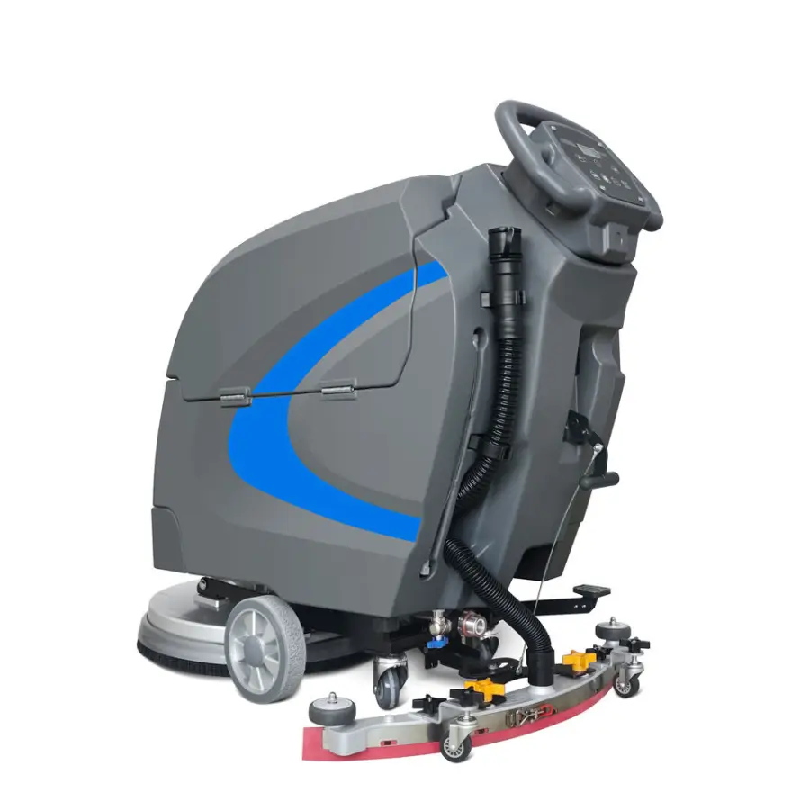 Mini Vertical Handheld Commercial Industrial Cordless Floor Cleaning Machine — image 6