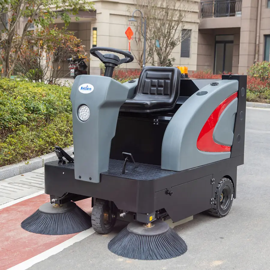 1350 Hot Sale Oem Automatic Road Sweeper Customized Industrial Floor Sweeper — image 3