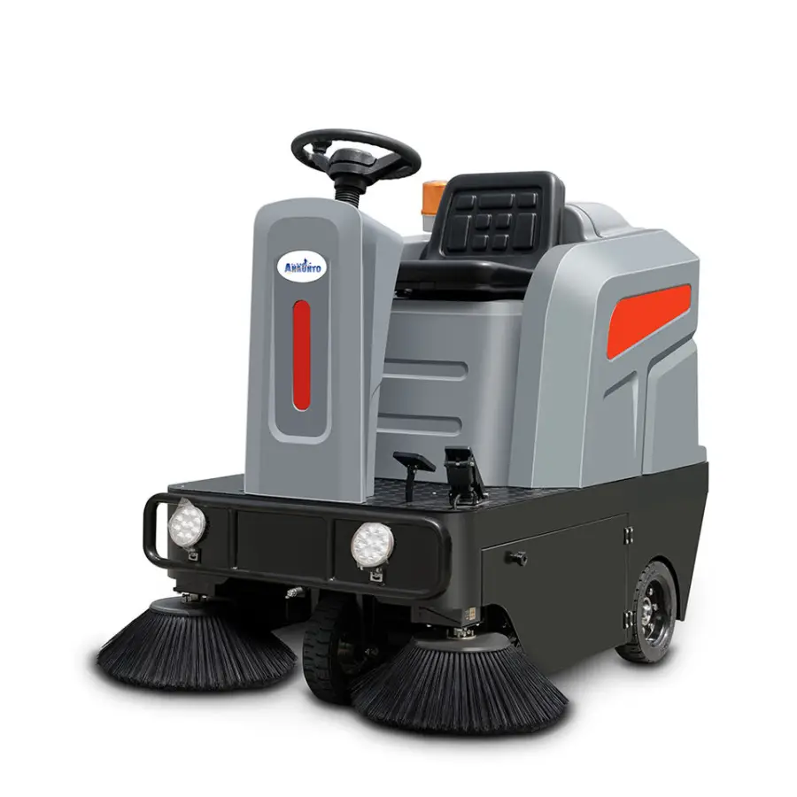 Anrunto Electric Battery Ride on Road Floor Sweeper Machine — image 3