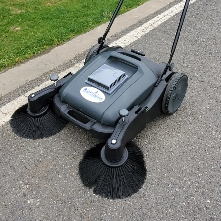 S1-2 Hand Push Handheld Manual Road Floor Sweeper — view 2