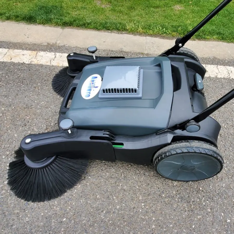 S1-2 Hand Push Handheld Manual Road Floor Sweeper — view 3