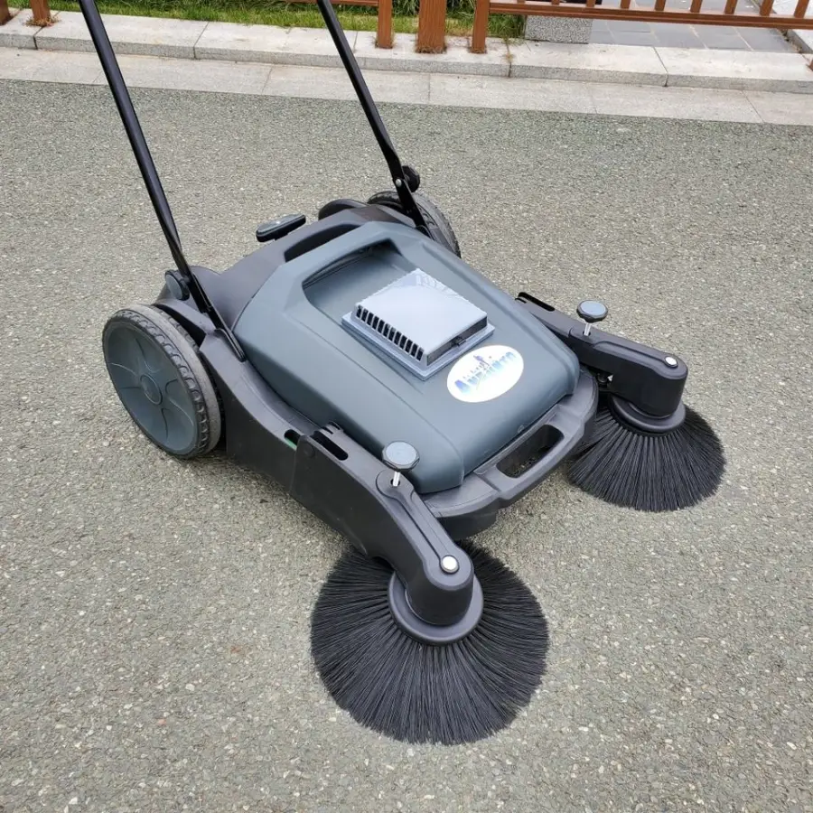 S1-2 Hand Push Handheld Manual Road Floor Sweeper — view 4