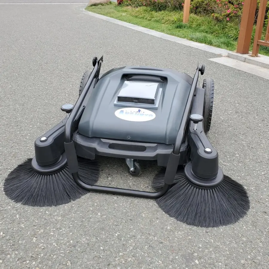 S1-2 Hand Push Handheld Manual Road Floor Sweeper — view 6