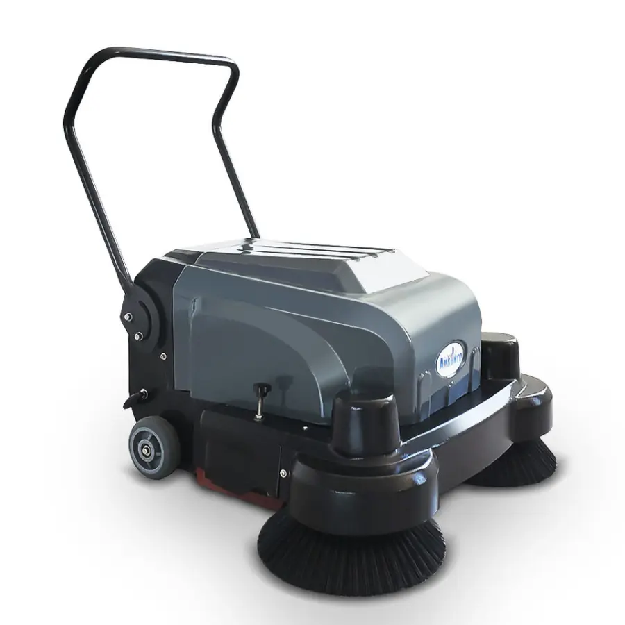 China New Design Manufacturer Smart Hand Push Road Sweeper Truck — view 2