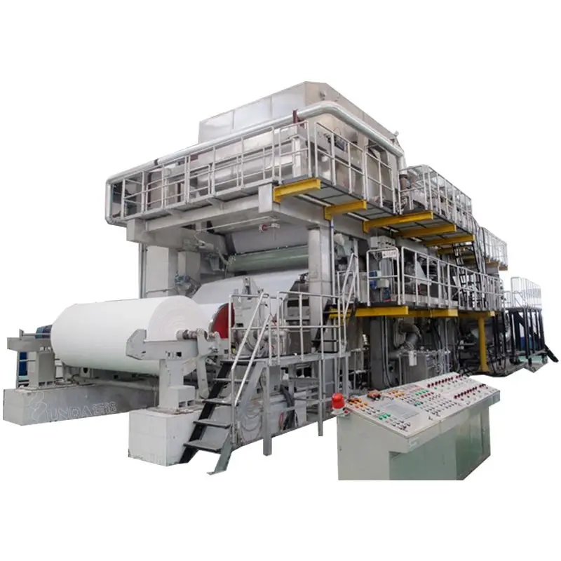 Yunda High Speed Paper Machine Capacity 30-100TPD Make Toiler Tissue Paper Kitchen Towel Making Machine — view 1