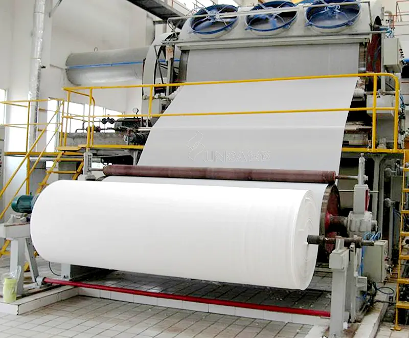 Yunda PLC-controlled 30-100TPD Hygiene Paper Roll Making Machine & Toilet Tissue Production Line with 220V/380V — image 5