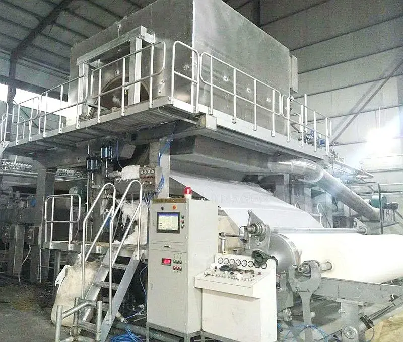 Yunda Automatic 30TPD Toilet Paper Production Line Virgin Wood Pulp Material Core PLC Components 220V/380V — image 4