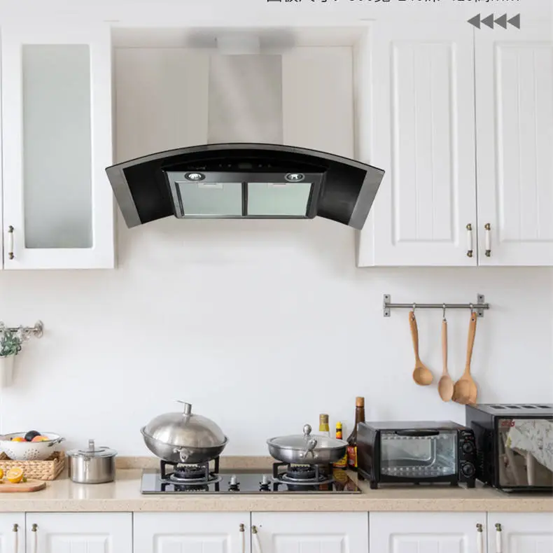 Hot Selling Wall Range Hood Smoke Exhaust Hood Household Kitchen Ventilation Hood Cooking Utensils Chimney Cooking Utensils — image 4