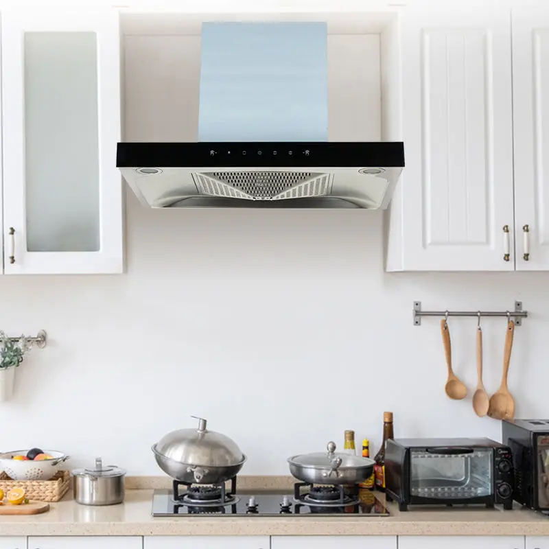 Hot Sale 220V Vietnam Kitchen Hood Campana Extractora Hotte Aspirante Extractor air Kitchen Range Hood — image 4