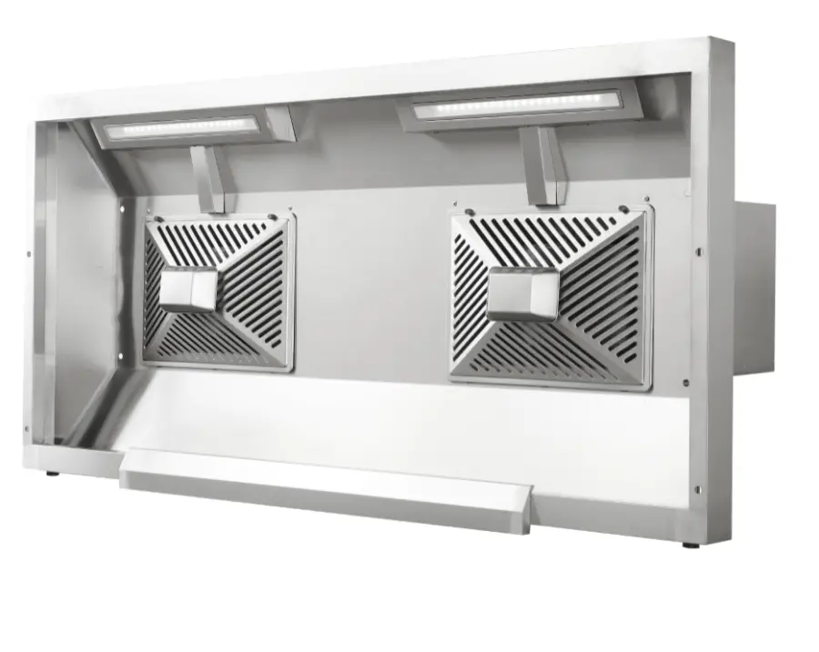 Super Strong Suction Big Power Commercial Range Hood with 36# Fully sealed Motor Kitchen Chimney Hood Restaurant Cooker Hood — image 5