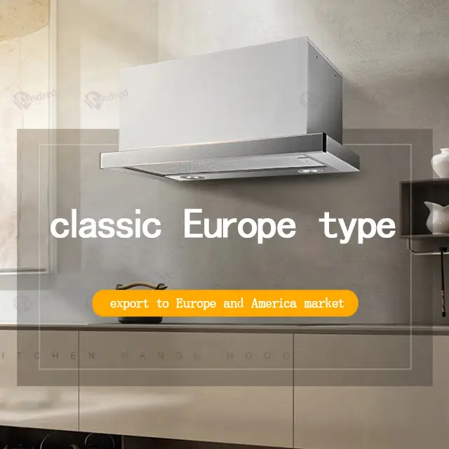 Kitchen Hood 60cm Slide Out Extractor Fan Hood Cooker RV Telescoping Ultra-thin Small Chimneys Adjustable Ventilation Range Hood — image 5