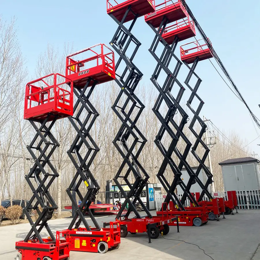 8m 10m 14m More Stable Auto Crawler Aerial Elevating Scissor Lift Work Platform — view 4