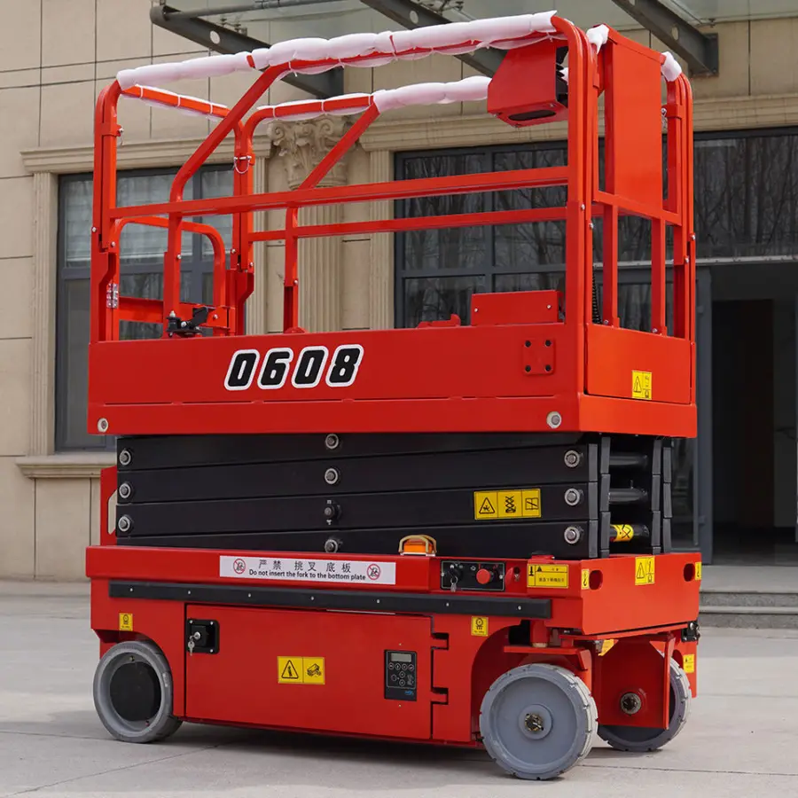 8m 10m 14m More Stable Auto Crawler Aerial Elevating Scissor Lift Work Platform — view 5