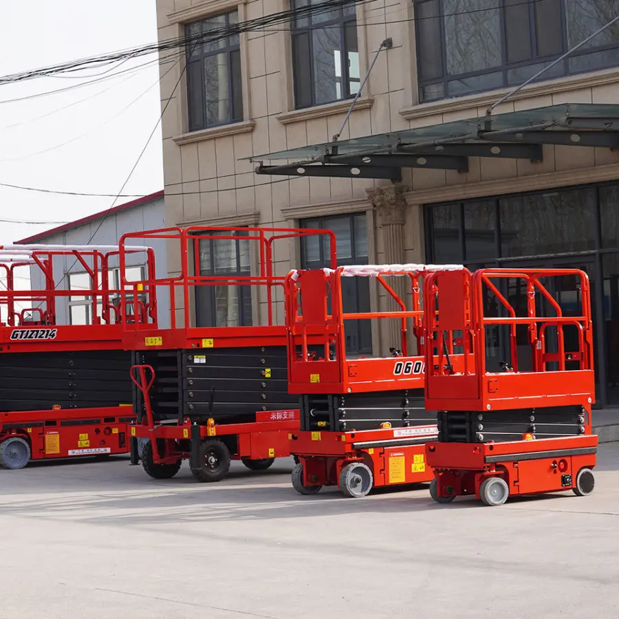 8m 10m 14m More Stable Auto Crawler Aerial Elevating Scissor Lift Work Platform — view 6