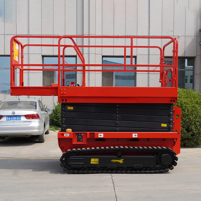 Aerial Working Lift Platform 10m Load Capacity 320kg Self-Propelled Tracked Scissor Crawler Scissor Lift — image 7