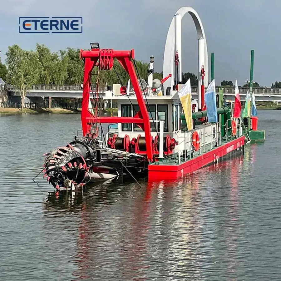 ETERNE Brand 2200 M3/h Sand Dredger Cutter Suction Dredging Machine with Pump Engine and Motor for Sale — view 1