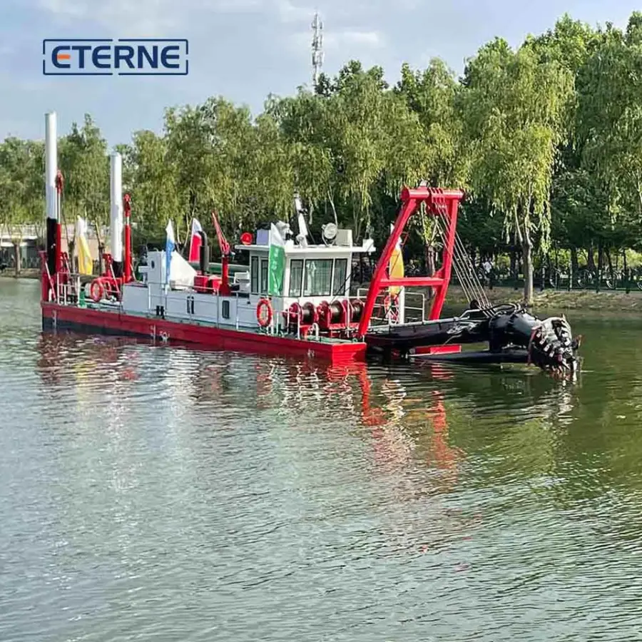 ETERNE Brand 2200 M3/h Sand Dredger Cutter Suction Dredging Machine with Pump Engine and Motor for Sale — image 4