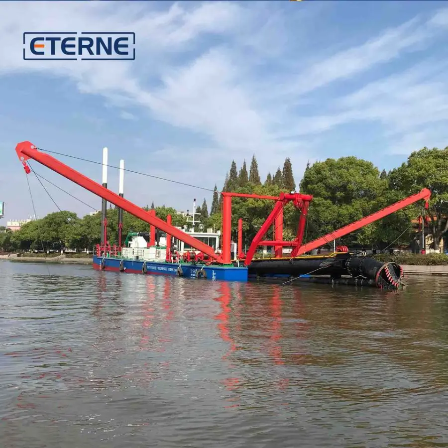 ETERNE Brand 2200 M3/h Sand Dredger Cutter Suction Dredging Machine with Pump Engine and Motor for Sale — image 7