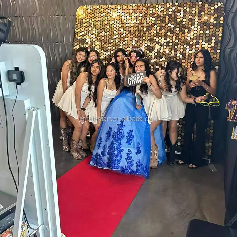 70 Inches Led Light Frame Portable Mirror Selfie Smart Touch Mirror Photo Booth Affordable Magic Mirror Photo Booth — image 7
