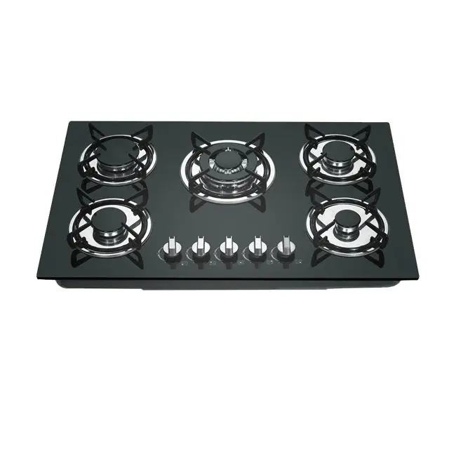 Double Burners Gas Cookers Built in Gas Cooktop Tempered Glass 2 Hobs Gas Stove — image 5