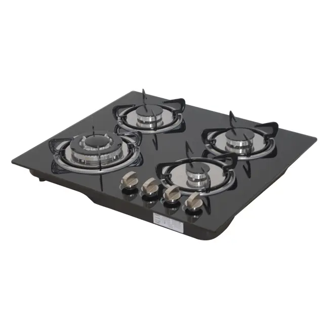 Cooking Appliances Counter Top Built in Gas Stove 4 Burners Glass Top Gas Cooktop Hot Selling and Cheap Household Gas Co — view 1