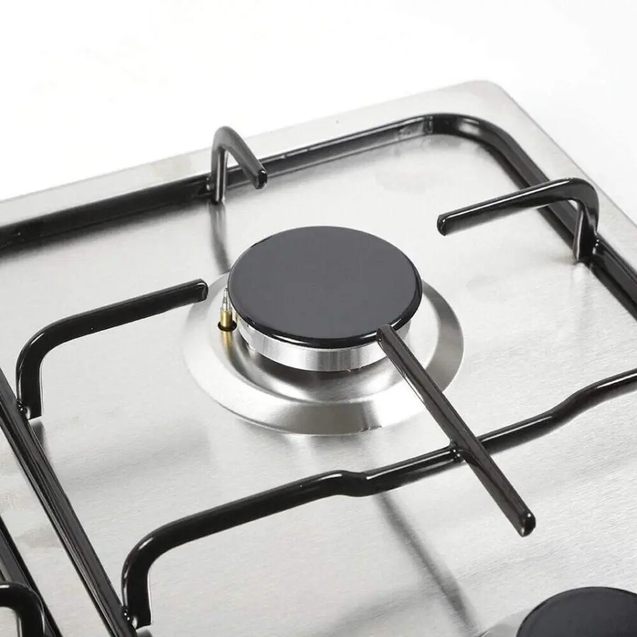 NG LPG Gas Cooker Stainless Steel Panel Built in Commercial Cast Iron Gas burner Cooker 4 Burners Gas Hob Stove — view 5