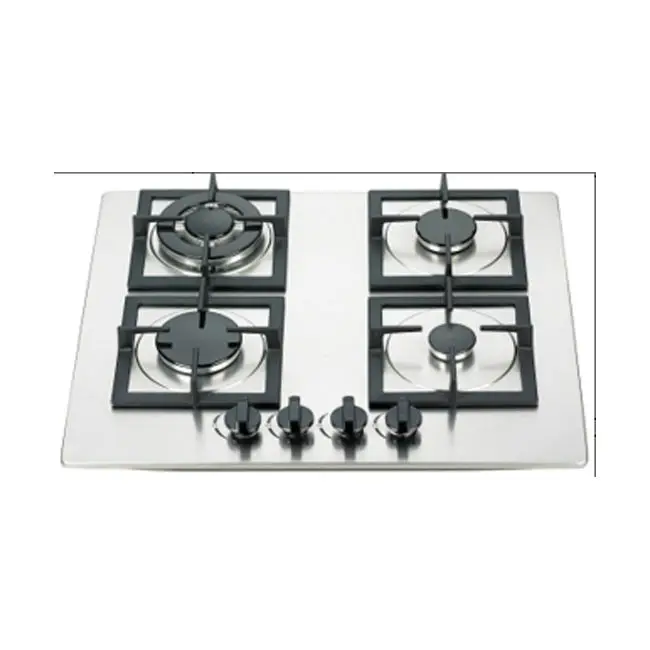 Kitchen Gas Cooker 5 Hobs Commercial Stainless Steel Built-In Gas Hob Gas Cooktop — view 3