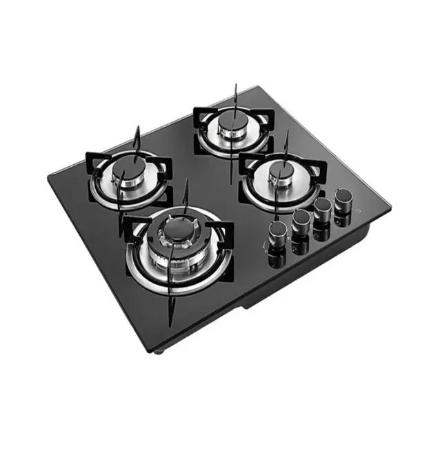 Built in 5 Burners Gas Stove Glass Top Kitchen Gas burner Cooktop Built-in Stoves Gas Cooker — view 5