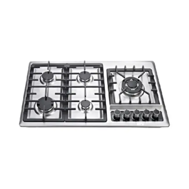 Built in with 5 Burners, Large Firepower Gas Stove, Strong Fire Stainless Steel Multifunctional Kitchen Utensils — view 1